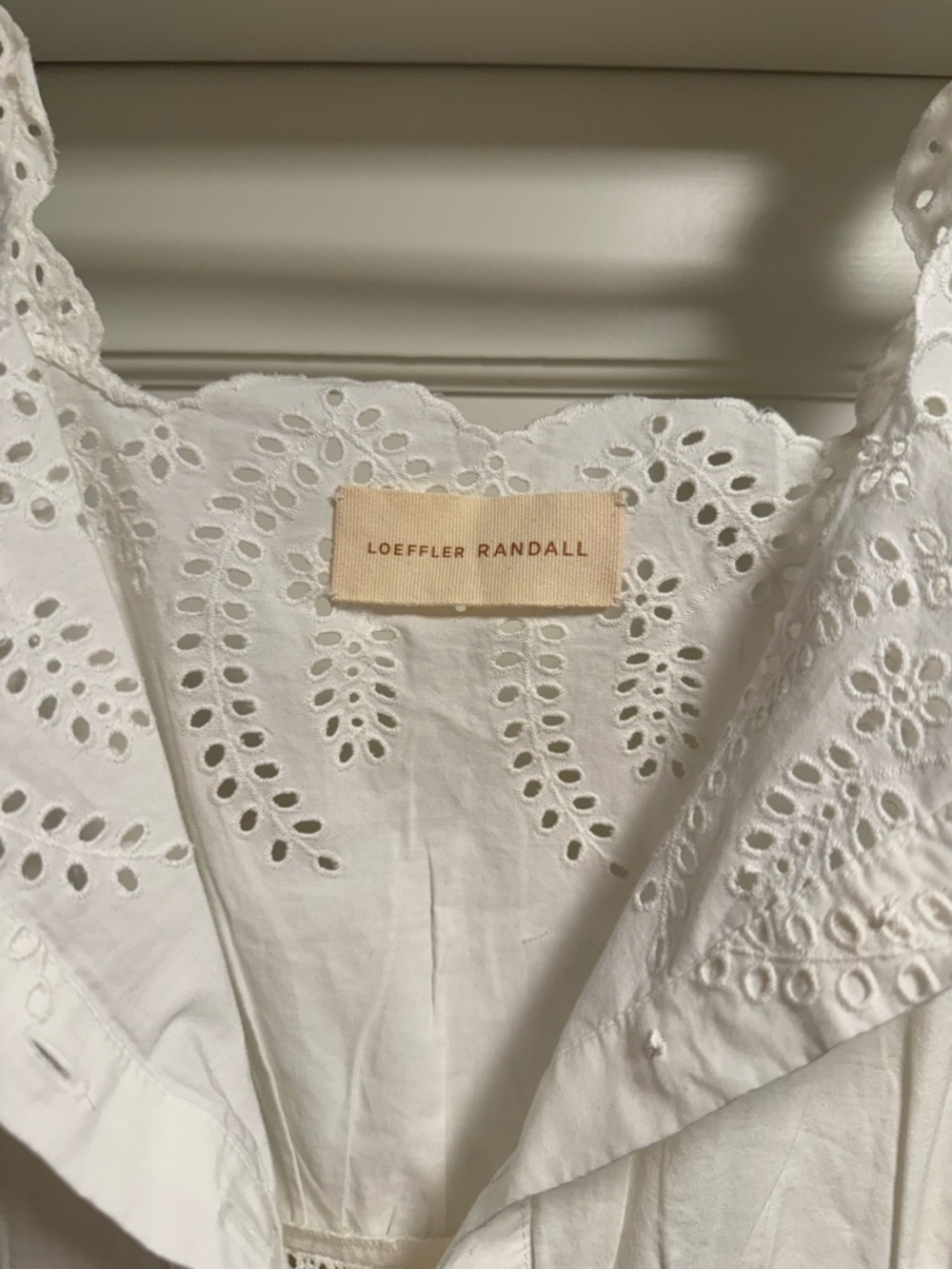 Loeffler Randall. Sandra Dress. White. 6. - Picture 7 of 7